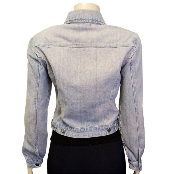 Body Central Jean Jacket L - Picture 3 of 9
